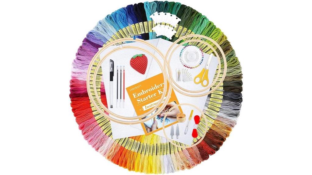 large embroidery kit pack