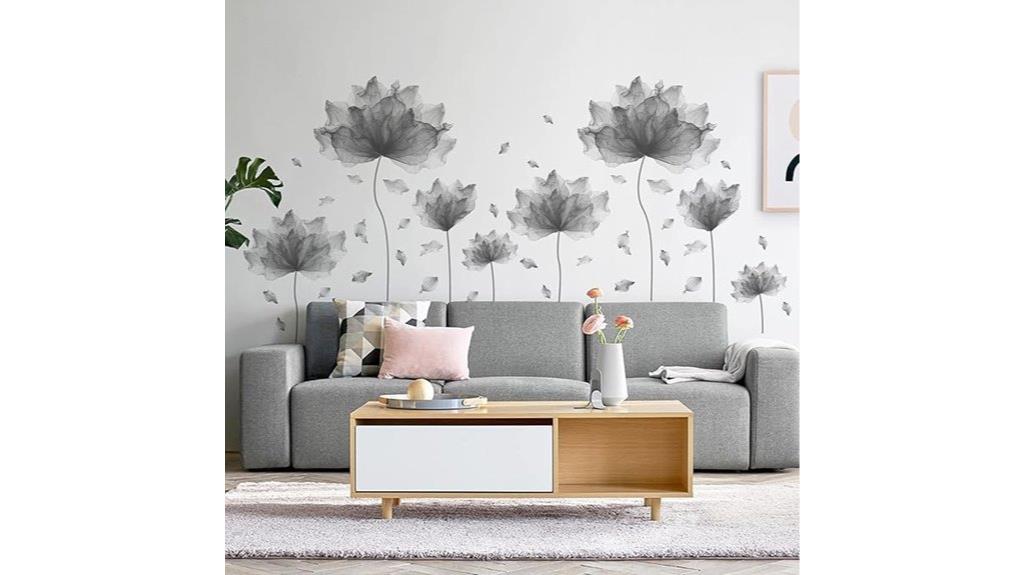 large floral wall decals