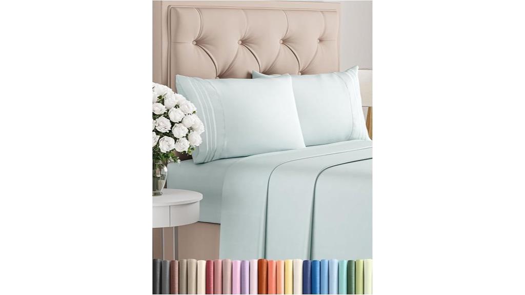 large four piece bedding set