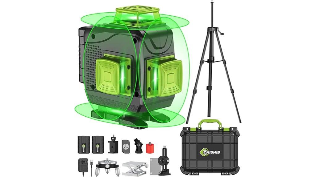 laser level with tripod