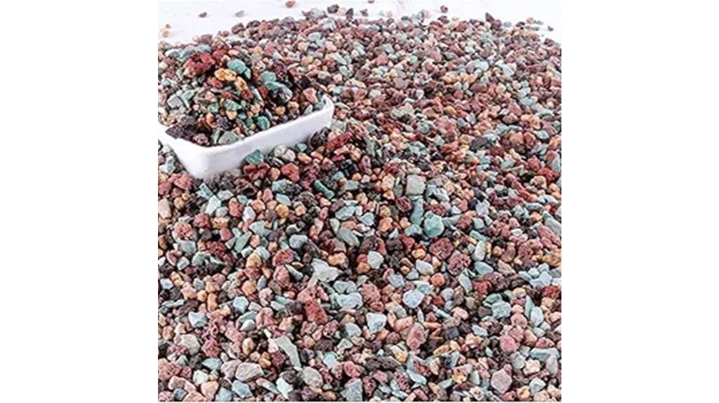 lava rock plant pebbles
