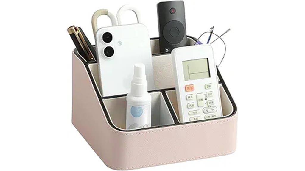 leather remote organizer
