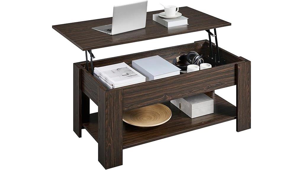 lift top storage coffee table