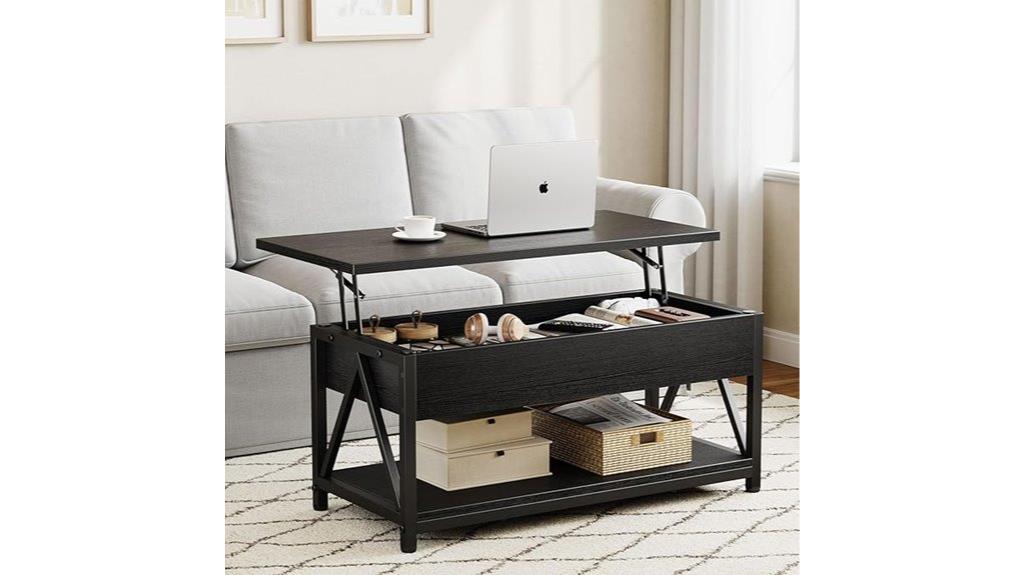 lift top storage coffee table