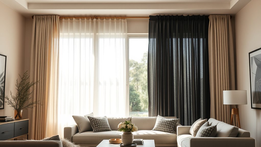 light control and privacy options