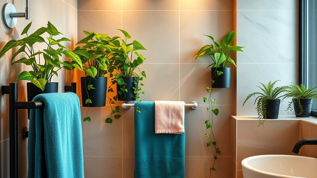 lighting color contrast greenery