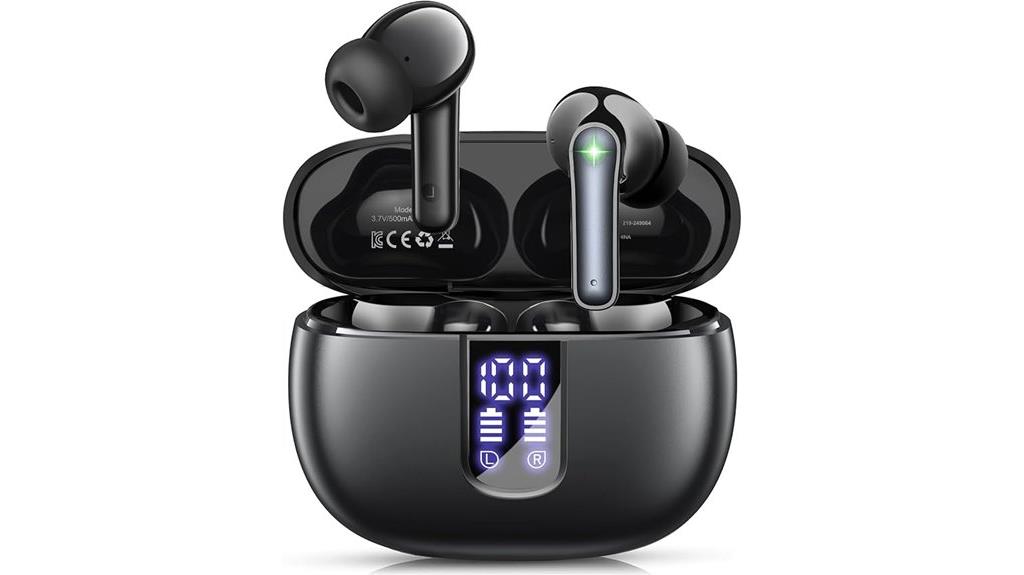 long battery bluetooth earbuds