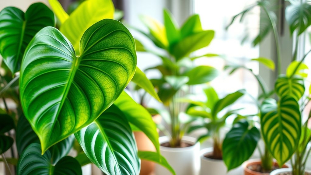 low maintenance glossy leaf plant