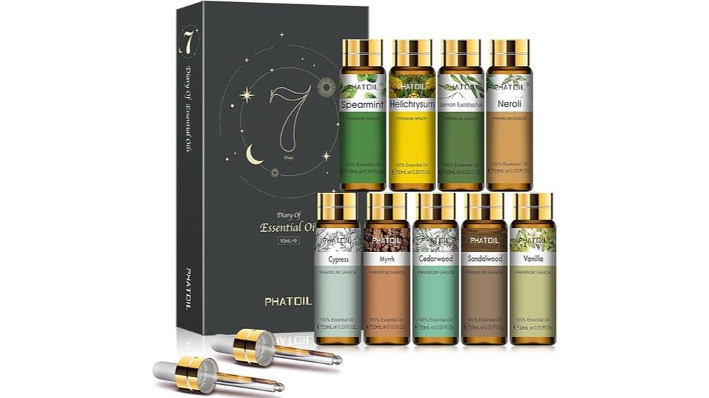 luxury 9 item oil collection