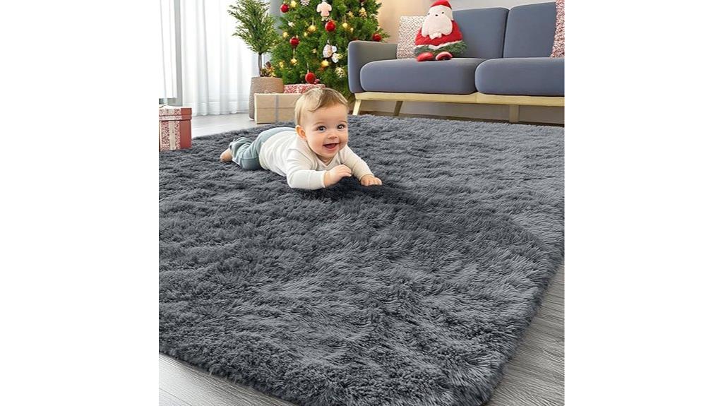 machine washable shag rug