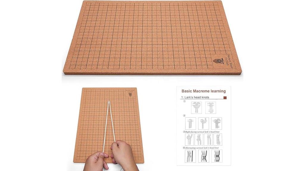 macrame braiding cording board
