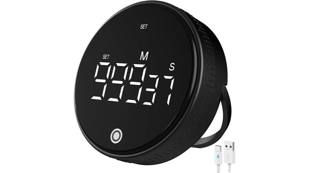 magnetic led kitchen timer