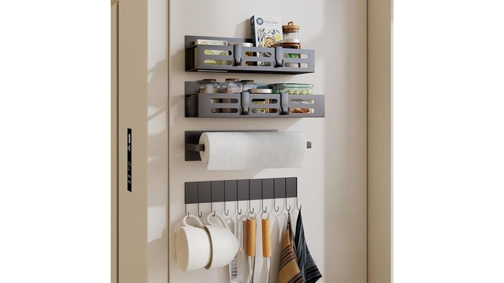 magnetic refrigerator spice storage