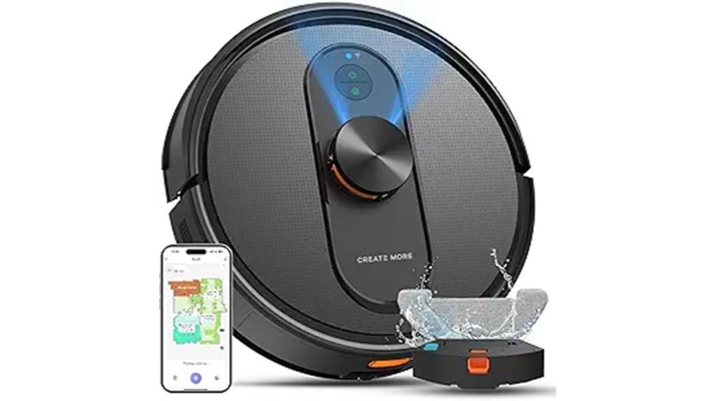 mapping 5000pa vacuum mop