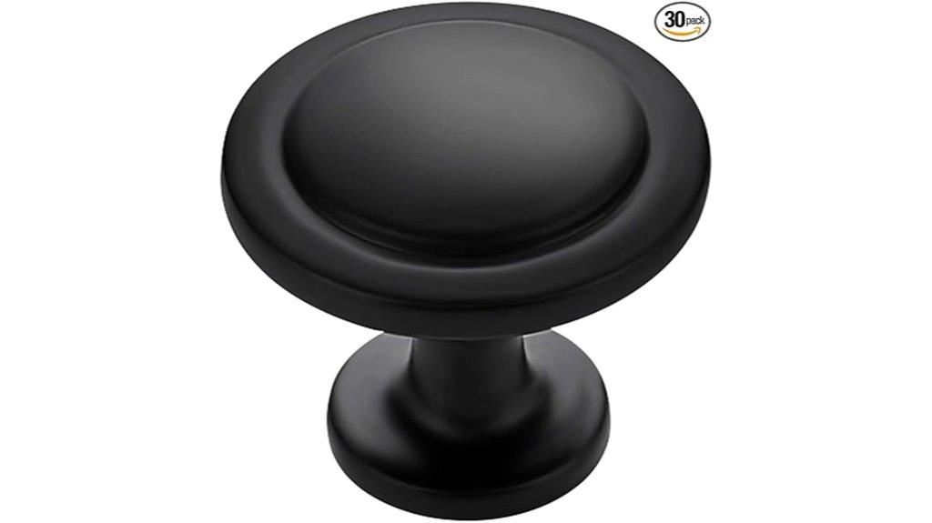 matte black cabinet hardware