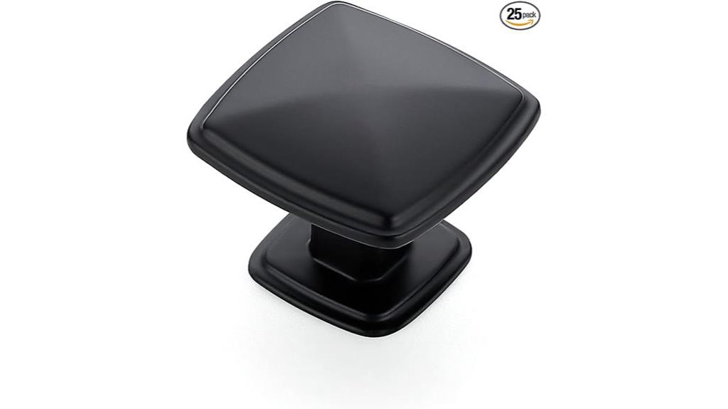 matte black cabinet knobs