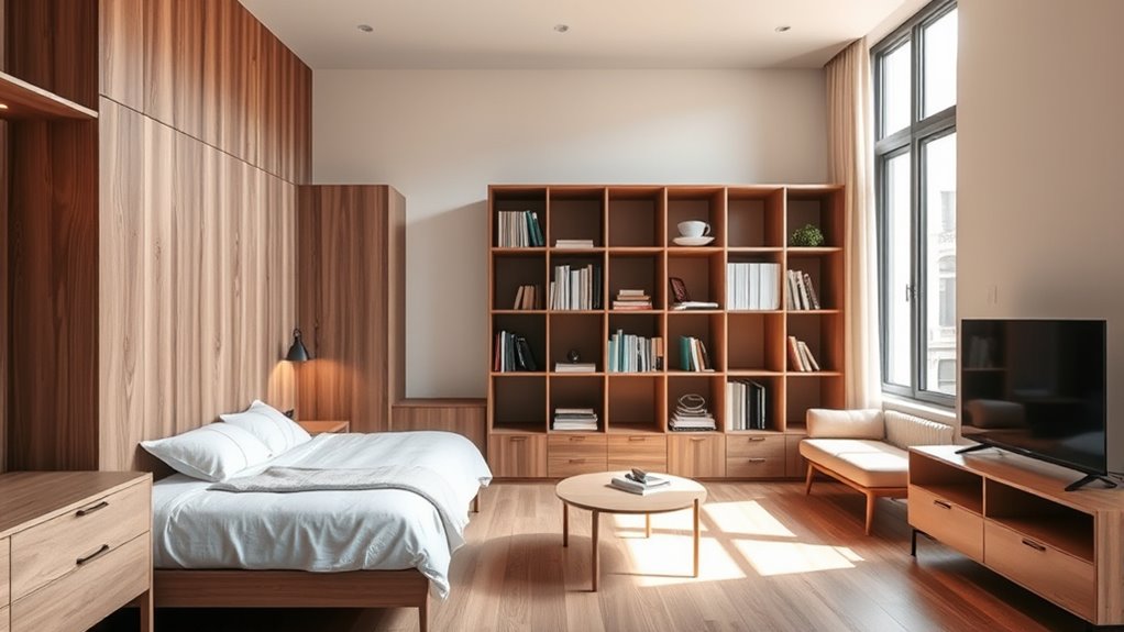 maximize space with multi functional storage