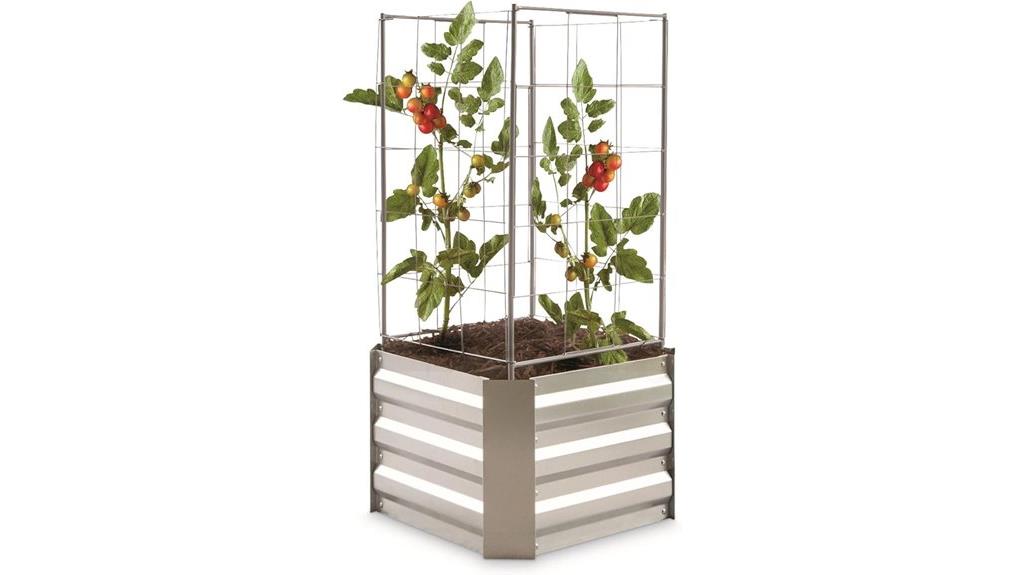 metal garden planter box