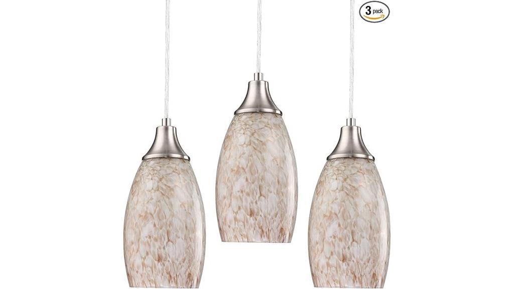 mini glass milk pendant lights