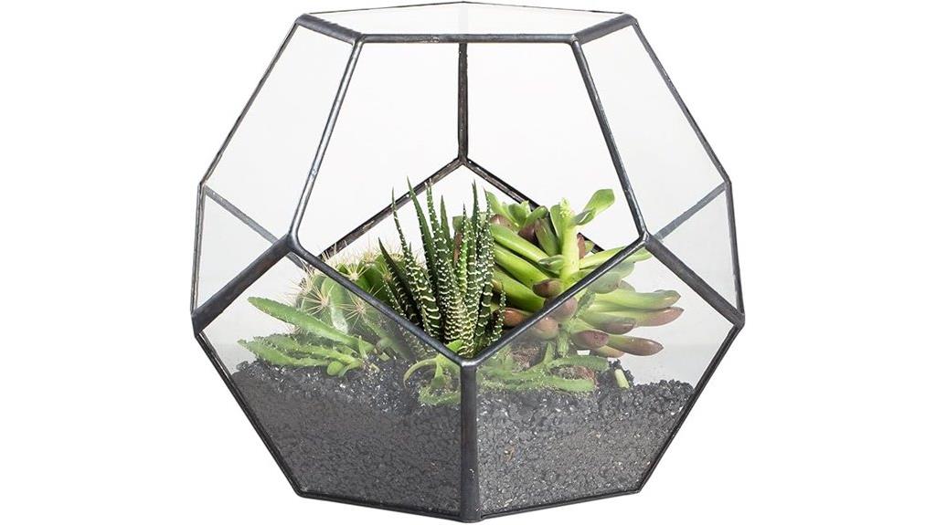 mini open terrarium planter
