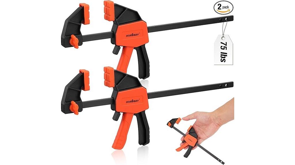 mini woodworking bar clamps