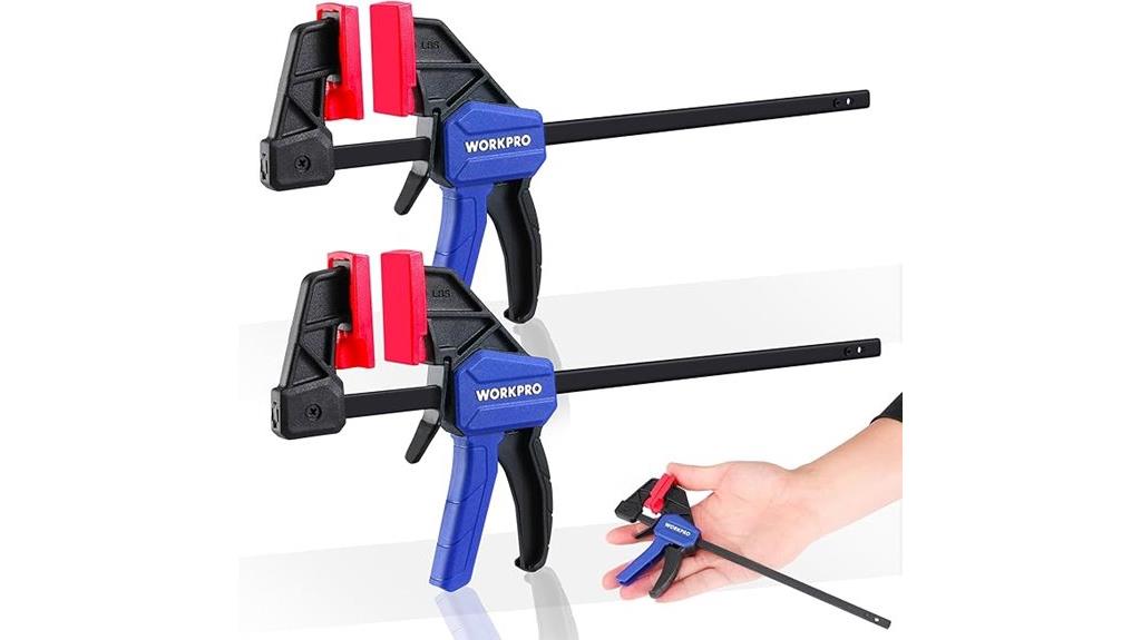 mini woodworking clamp set