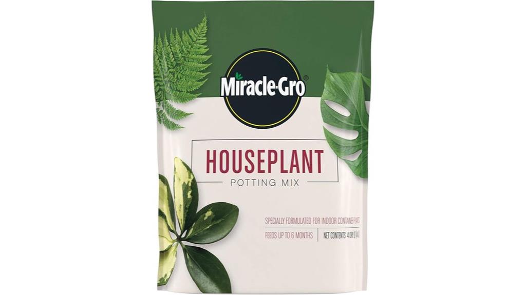 miracle gro houseplant potting mix