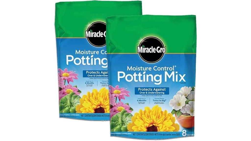 miracle gro moisture control mix
