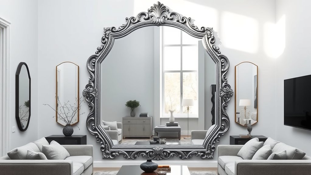mirrors enhance space illusions