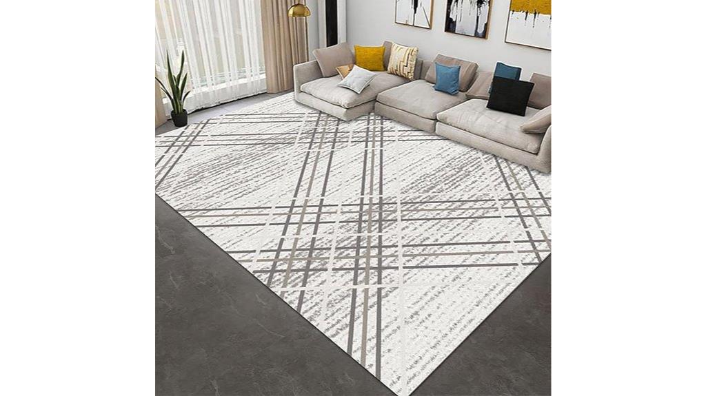modern 5x7 non slip rug