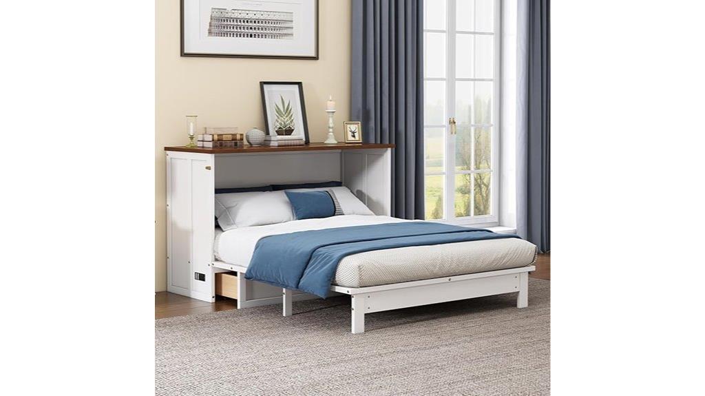 modern farmhouse wood bed