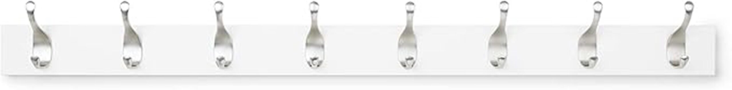 modern white wall coat rack