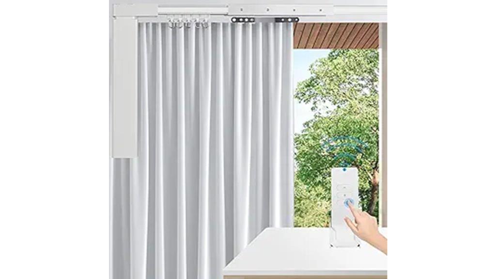 motorized curtain track system