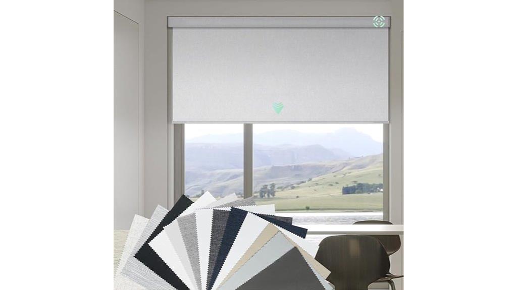 motorized remote window shades
