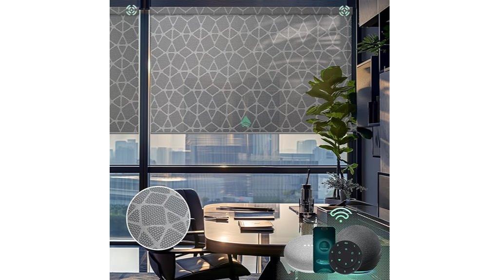 motorized solar window blinds