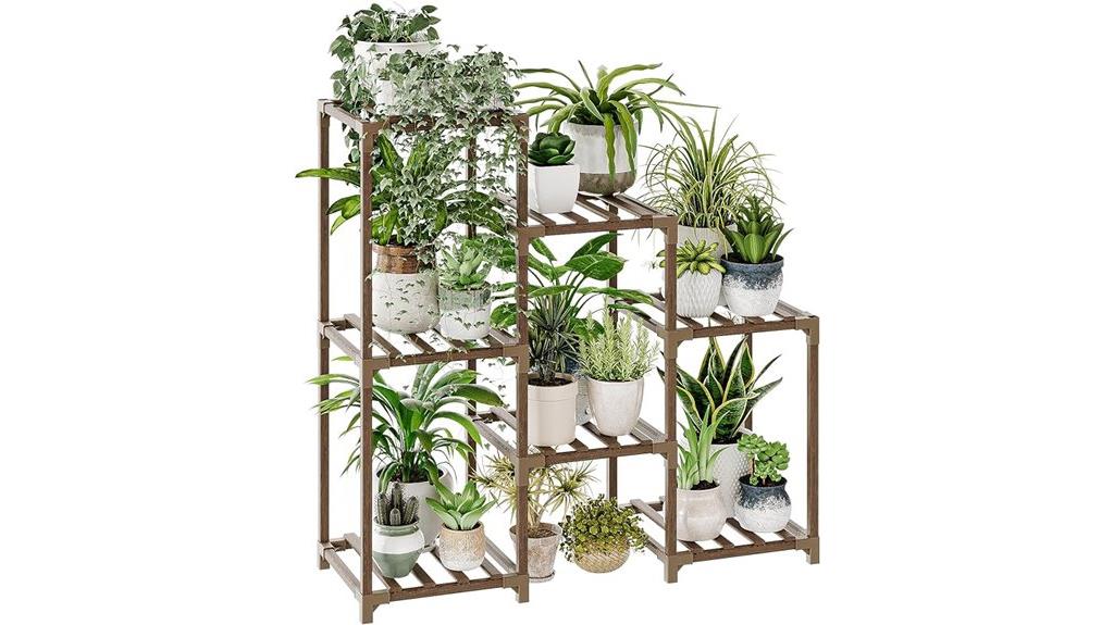 multi level indoor outdoor plant display