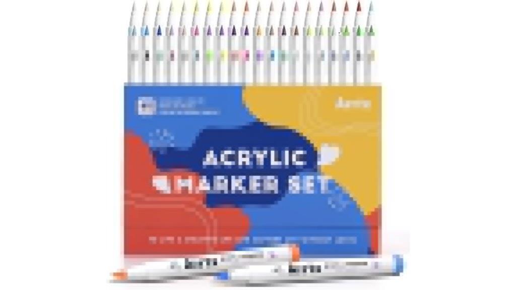 multi surface acrylic paint markers