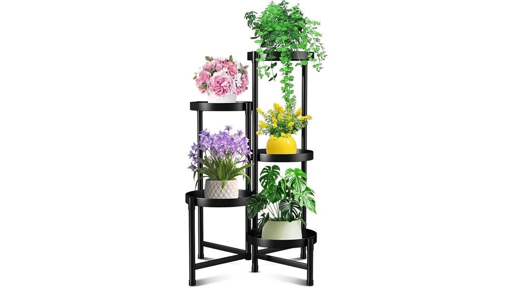 multi tier folding plant stand