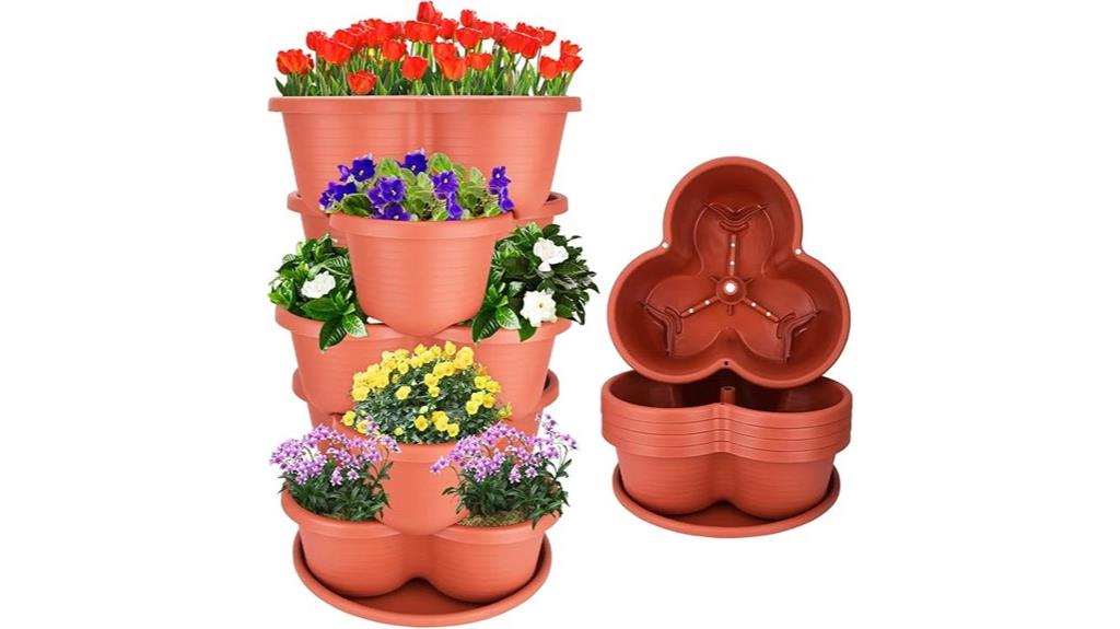 multi tiered garden planters