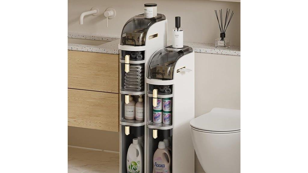 narrow 3 tier casters