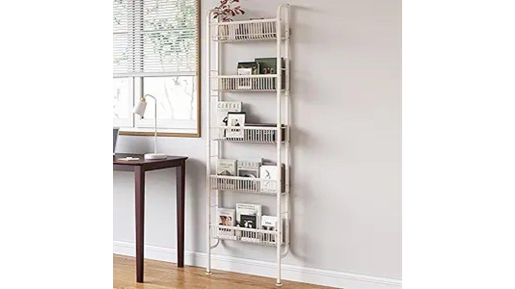 narrow wall mount children s bookshelves