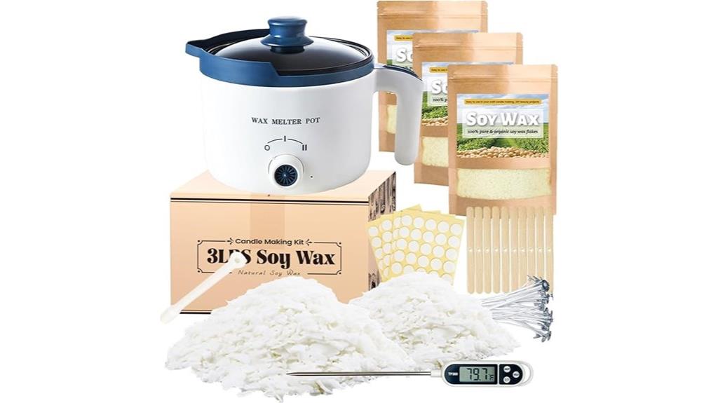 natural candle wax kit