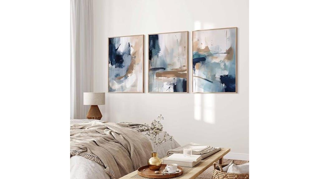 navy blue canvas art