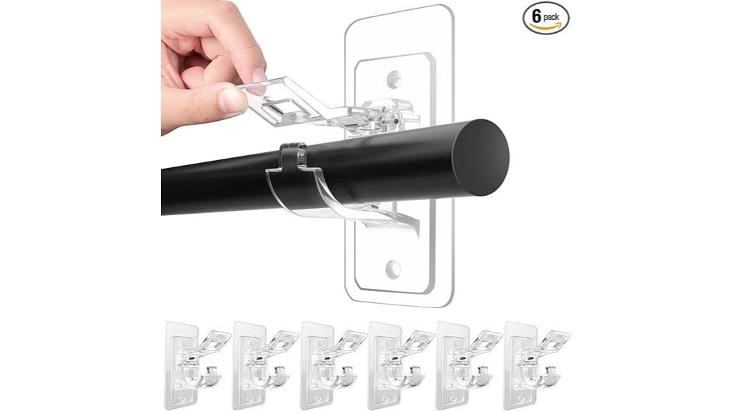 no drill curtain hooks