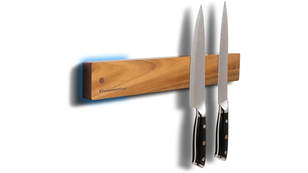 no drill magnetic knife rack