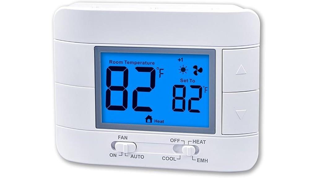 non programmable lcd thermostat