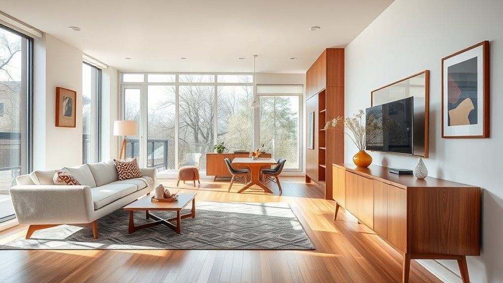 open airy clutter free layout
