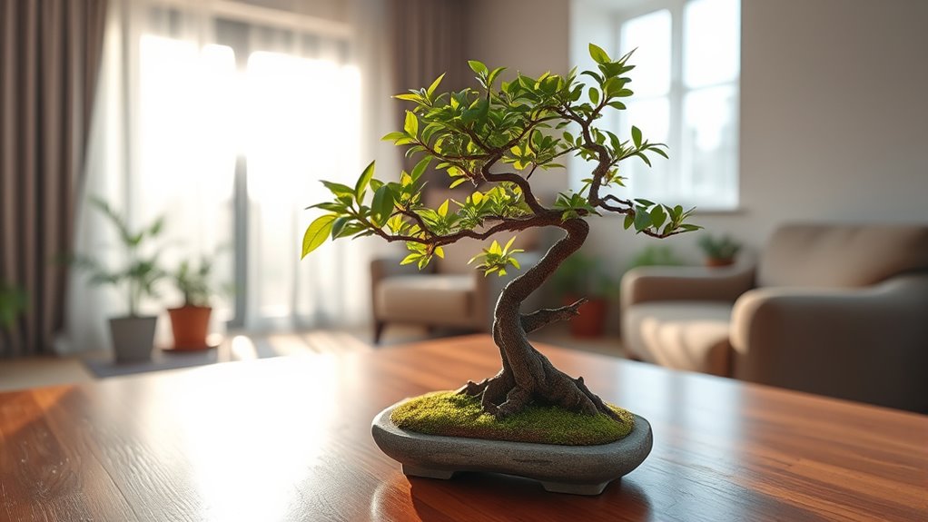 optimal indoor bonsai placement