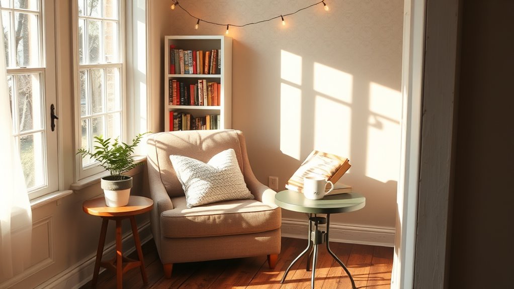 optimize small space reading areas