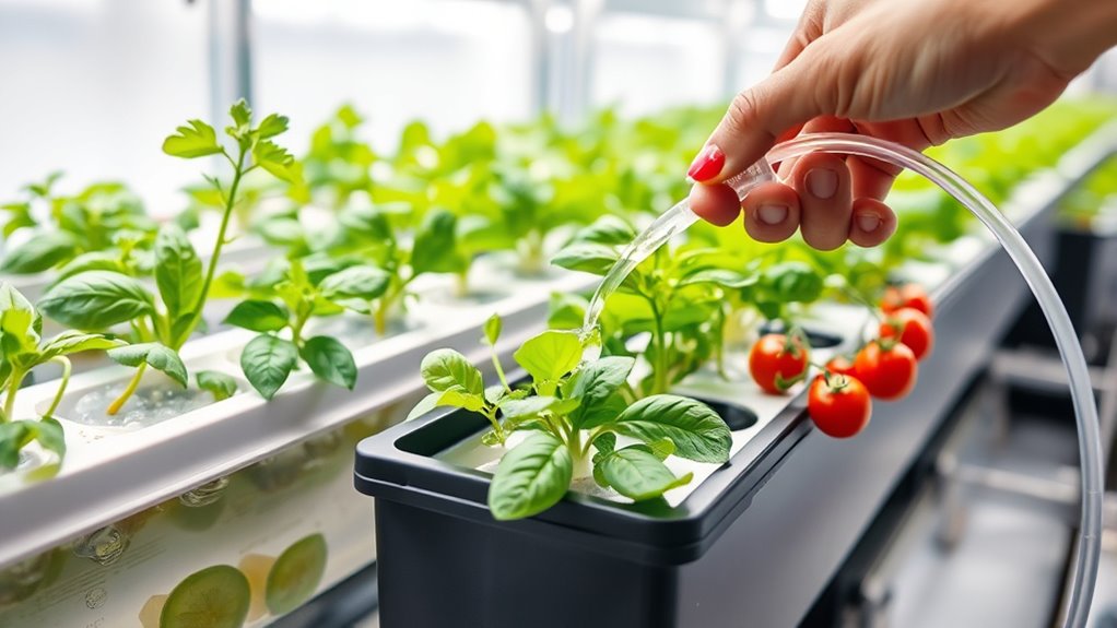 optimized hydroponic crop growth